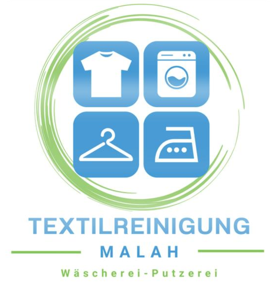 textilreinigung malah logo